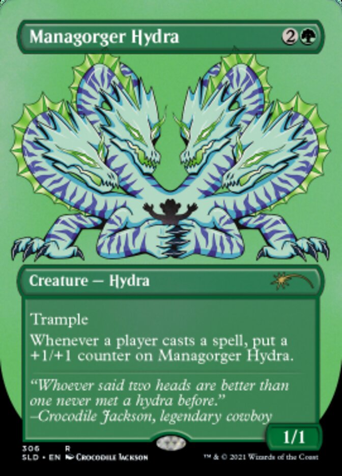 Managorger Hydra (Borderless) [Secret Lair Drop Series] | Good Games Adelaide SA