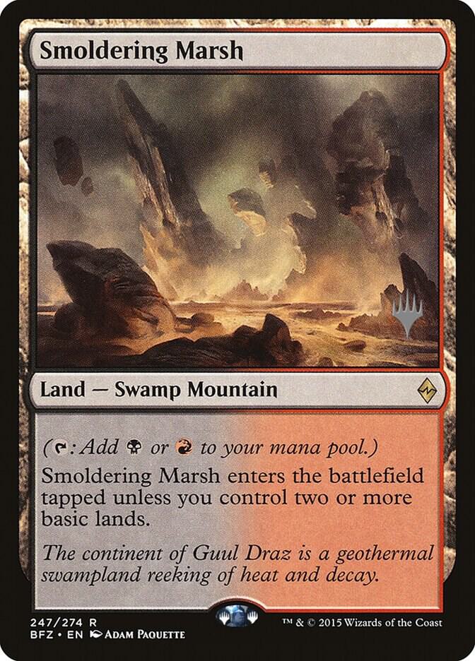 Smoldering Marsh  (Promo Pack: Kaldheim)  | Good Games Adelaide SA