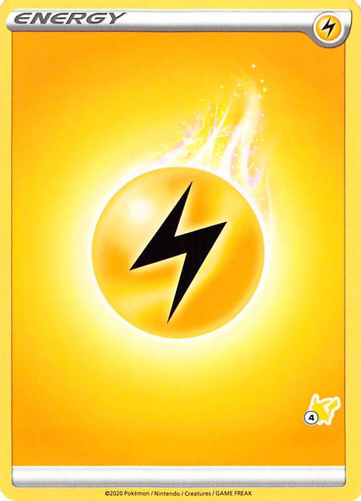 Lightning Energy 4 Pikachu Stamped  (Battle Academy 2022)  | Good Games Adelaide SA