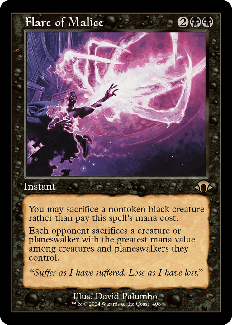 Flare of Malice (Retro) [Modern Horizons 3] | Good Games Adelaide SA