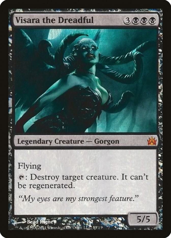 Visara the Dreadful 15 (From the Vault: Legends)  - Foil | Good Games Adelaide SA