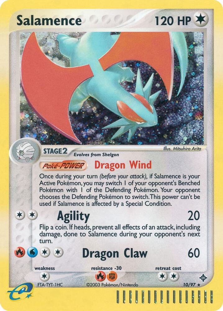 Salamence  10/97 (Dragon)  - Holofoil | Good Games Adelaide SA