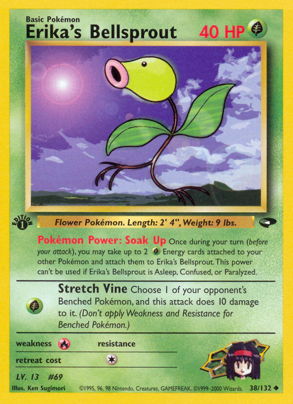 Erika's Bellsprout (38/132) [Gym Challenge 1st Edition] | Good Games Adelaide SA