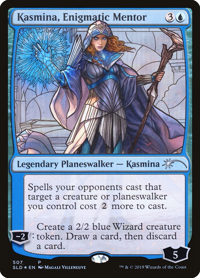 Kasmina, Enigmatic Mentor (Stained Glass) [Secret Lair Drop Promos] | Good Games Adelaide SA