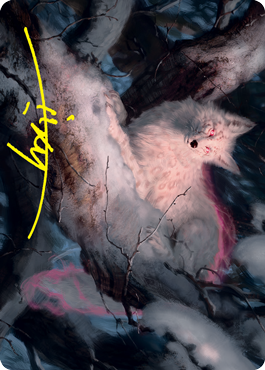 Mila, Crafty Companion Art Card (Gold-Stamped Signature) [Strixhaven: School of Mages Art Series] | Good Games Adelaide SA