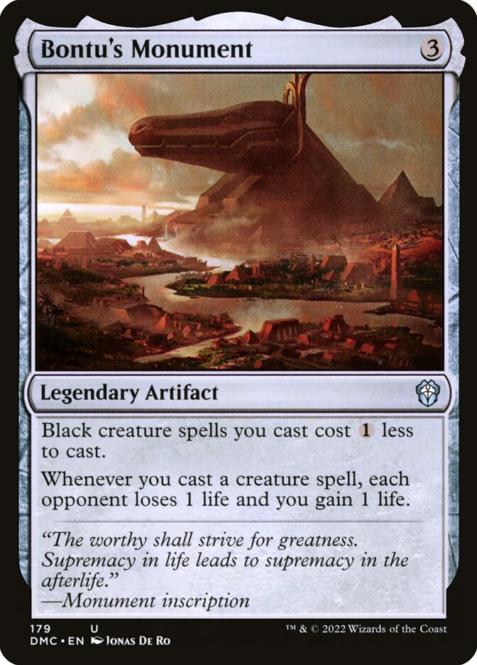 Bontus Monument 179 (Commander: Dominaria United)  | Good Games Adelaide SA