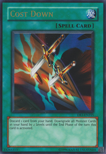 Cost Down [DR1-EN215] Ultra Rare | Good Games Adelaide SA