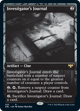 Investigators Journal 525 (Innistrad: Double Feature)  - Foil | Good Games Adelaide SA