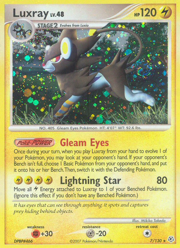 Luxray (7/130) [Diamond & Pearl: Base Set] | Good Games Adelaide SA