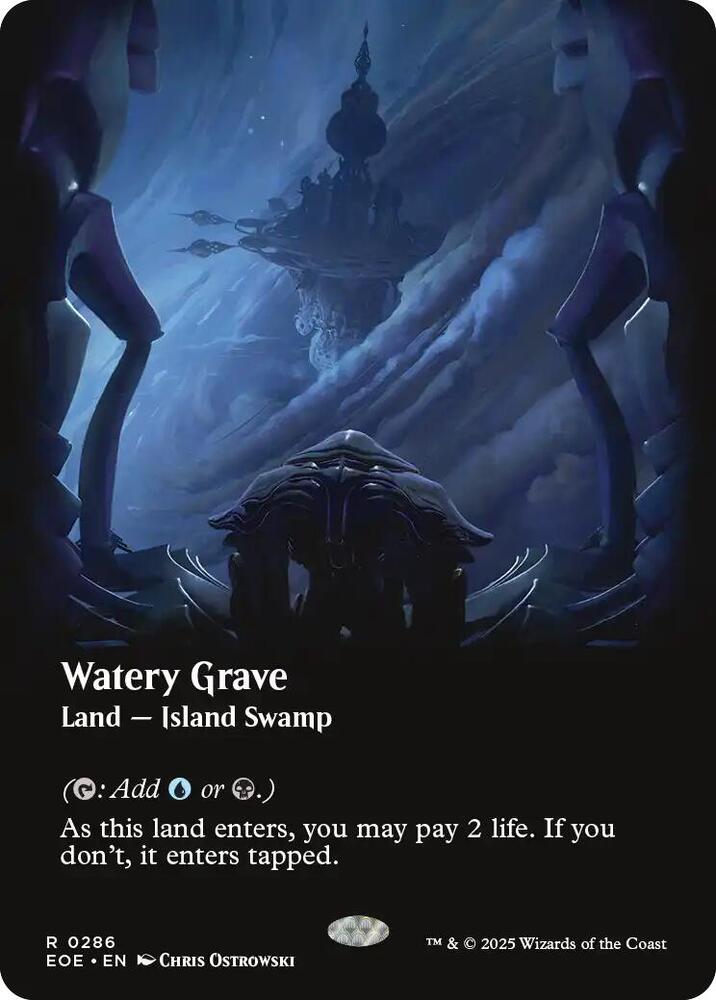 Watery Grave Borderless 286 (Edge of Eternities)  - Foil | Good Games Adelaide SA