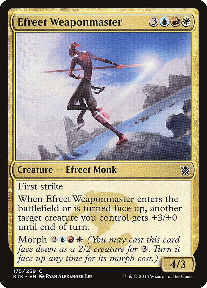 Efreet Weaponmaster 175 (Khans of Tarkir)  | Good Games Adelaide SA