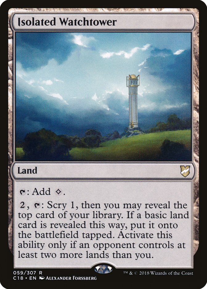 Isolated Watchtower [Commander 2018] | Good Games Adelaide SA