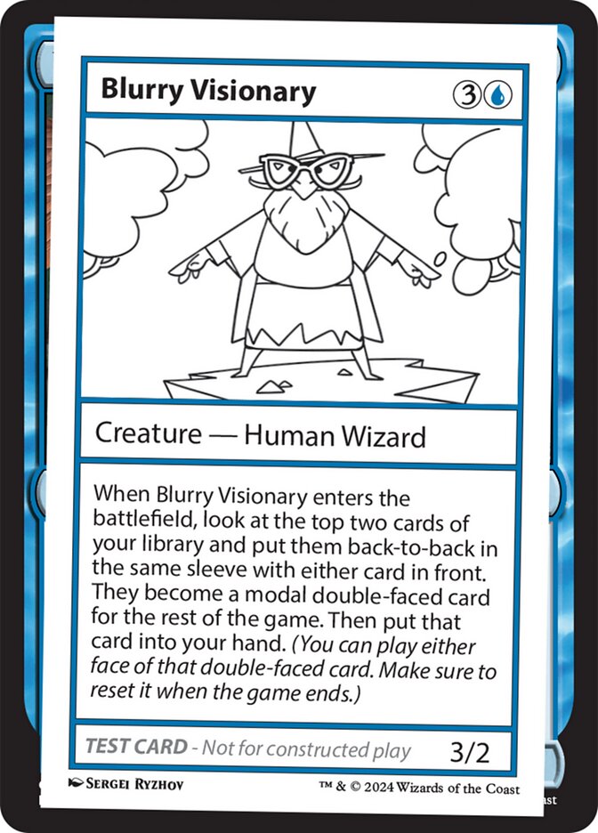 Blurry Visionary  (Mystery Booster 2 Playtest Cards)  | Good Games Adelaide SA