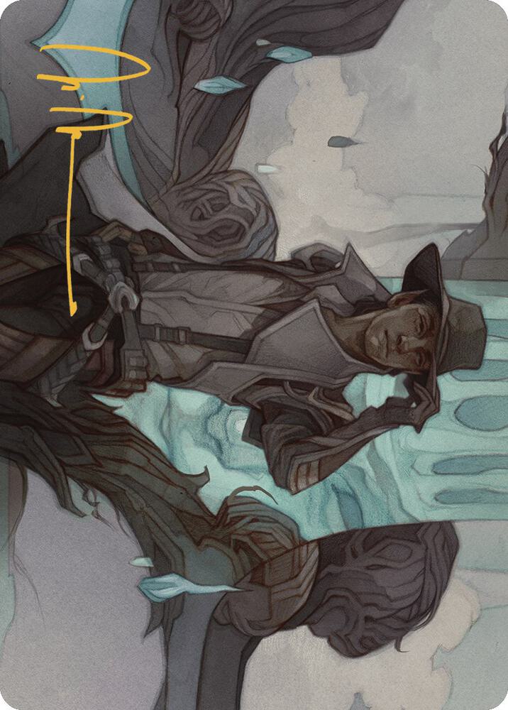 Kellan Joins Up Art Card Gold Stamped Signature 23 (Art Series: Outlaws of Thunder Junction)  | Good Games Adelaide SA