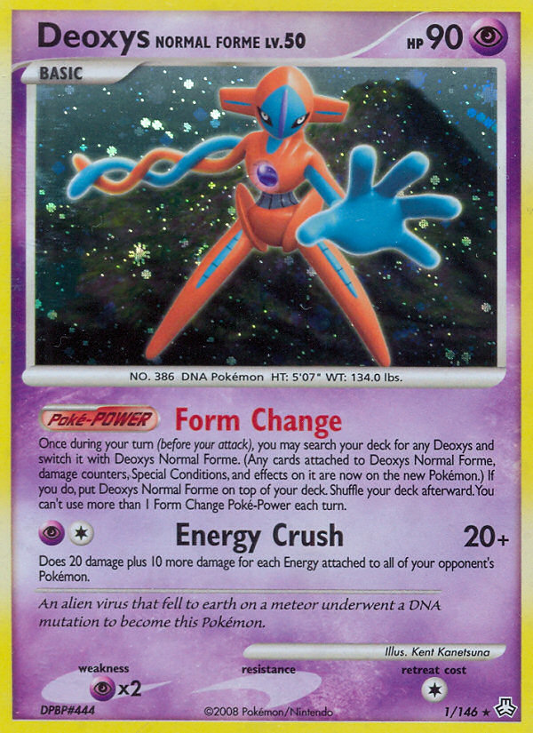 Deoxys Normal Forme (1/146) [Diamond & Pearl: Legends Awakened] | Good Games Adelaide SA