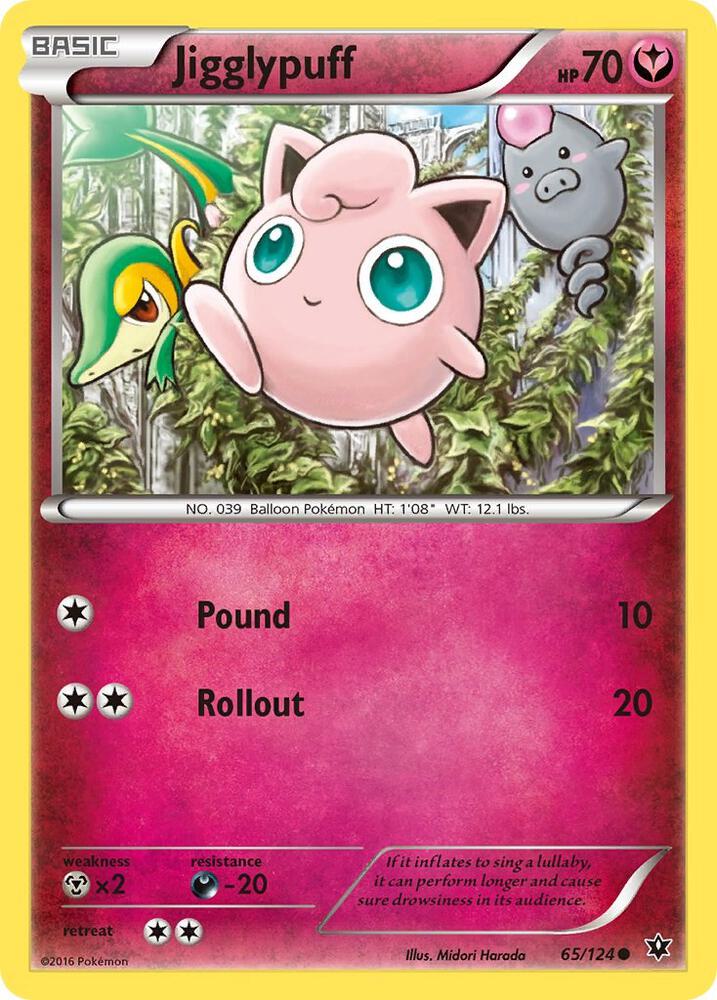 Jigglypuff 65/124 (XY - Fates Collide)  | Good Games Adelaide SA