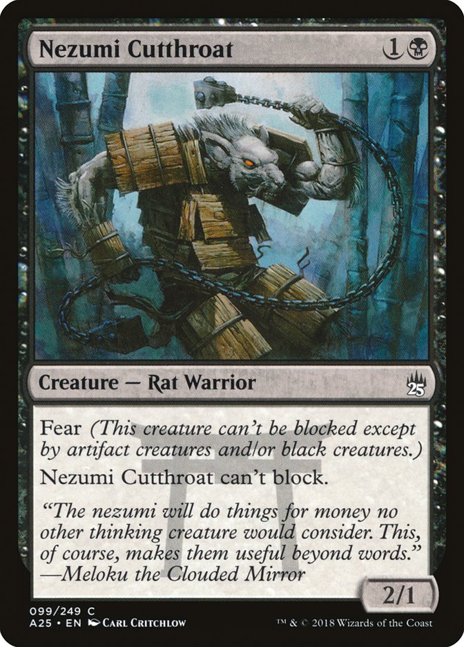 Nezumi Cutthroat 99 (Masters 25)  - Foil | Good Games Adelaide SA