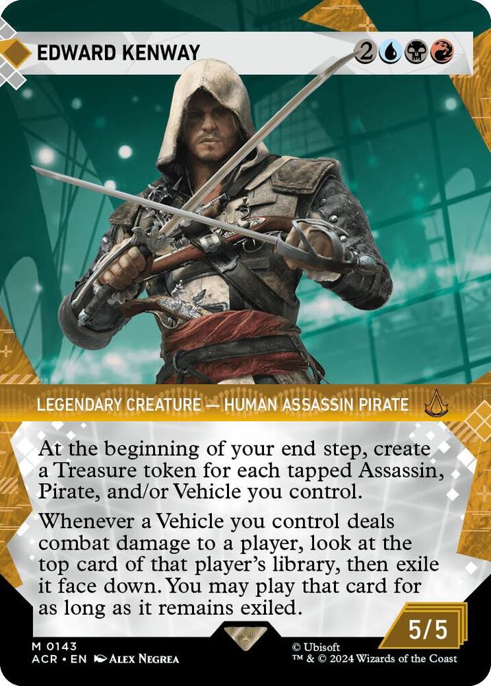 Edward Kenway 143 (Universes Beyond: Assassin's Creed)  - Foil | Good Games Adelaide SA