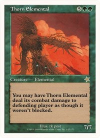 Thorn Elemental (Oversized) [Oversize Cards] | Good Games Adelaide SA