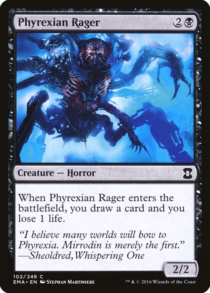 Phyrexian Rager [Eternal Masters] | Good Games Adelaide SA