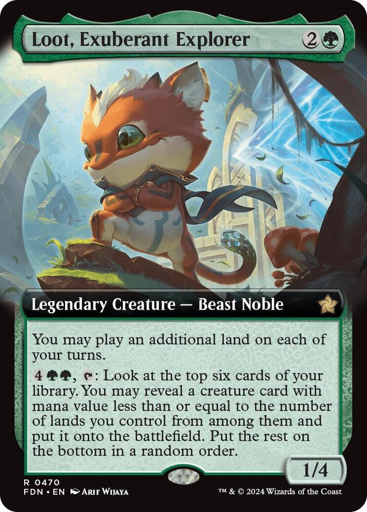 Loot, Exuberant Explorer 470 (Foundations)  - Foil | Good Games Adelaide SA