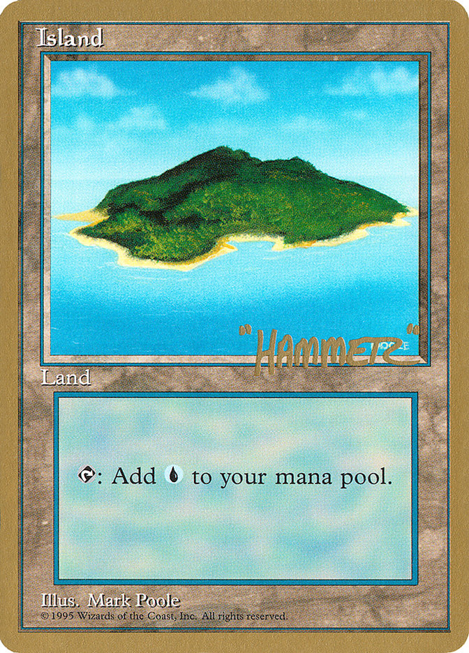 Island (shr367) (Shawn "Hammer" Regnier) [Pro Tour Collector Set] | Good Games Adelaide SA