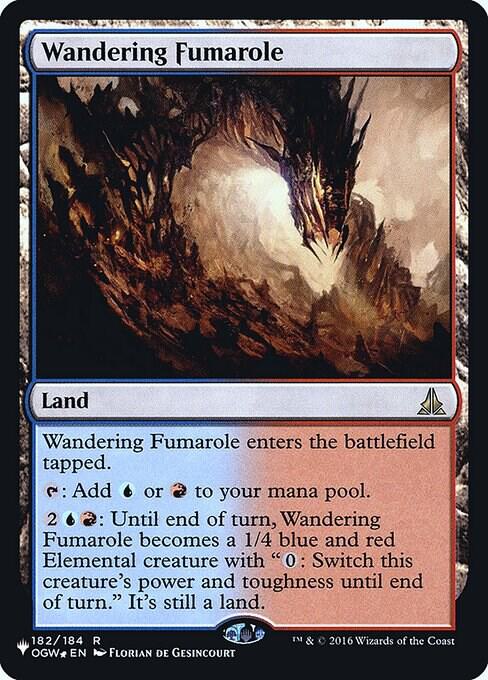 Wandering Fumarole 182 (The List Reprints)  - Foil | Good Games Adelaide SA