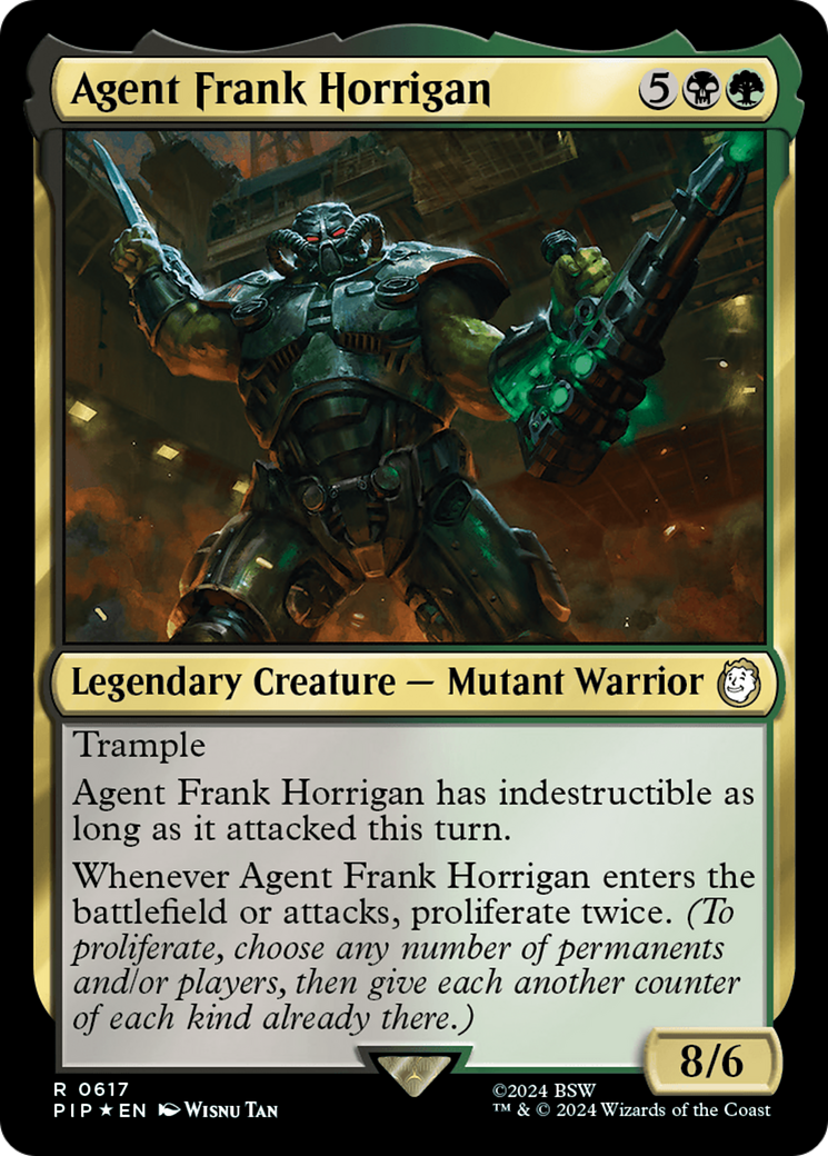 Agent Frank Horrigan (Surge Foil) [Fallout] | Good Games Adelaide SA