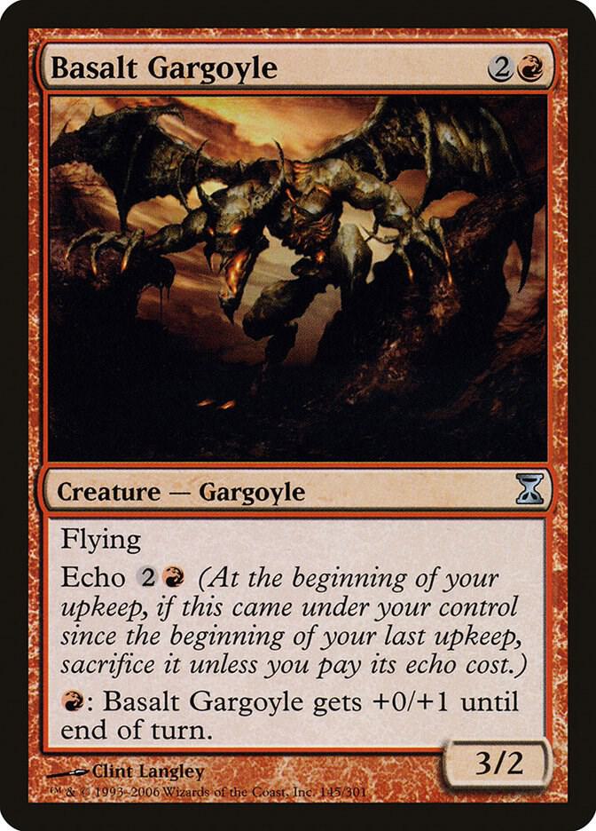 Basalt Gargoyle 145 (Time Spiral)  - Foil | Good Games Adelaide SA