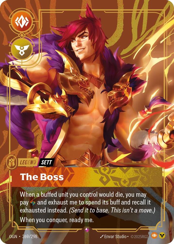 Sett The Boss 269/298 (Origins)  - Foil | Good Games Adelaide SA
