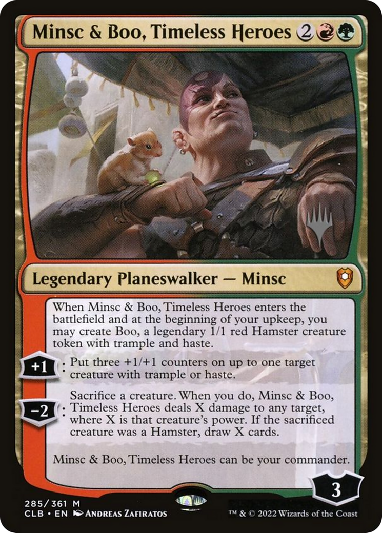 Minsc & Boo, Timeless Heroes (Promo Pack) [The Lost Caverns of Ixalan Promos] | Good Games Adelaide SA