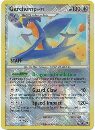 Garchomp (5/147) (Championship Promo Staff) [Platinum: Supreme Victors] | Good Games Adelaide SA