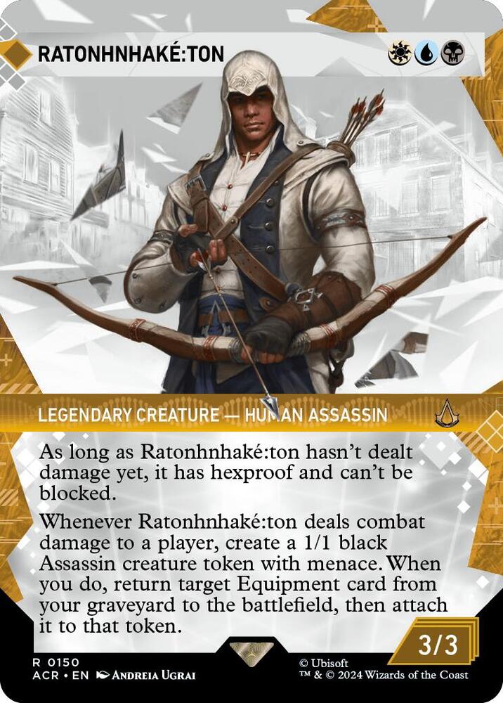 Ratonhnhaké:ton 150 (Universes Beyond: Assassin's Creed)  - Foil | Good Games Adelaide SA