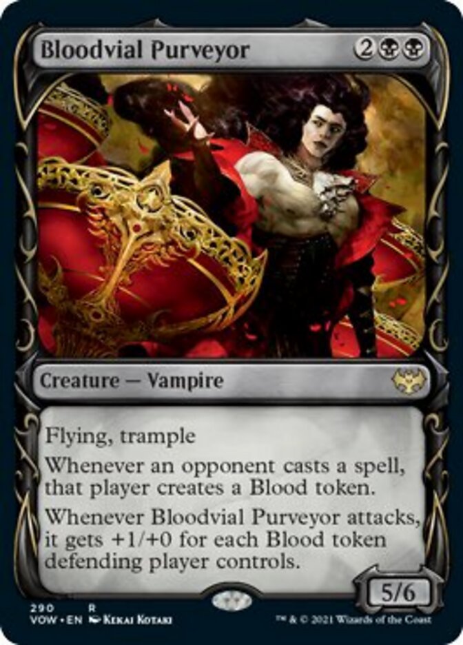 Bloodvial Purveyor (Showcase Fang Frame) [Innistrad: Crimson Vow] | Good Games Adelaide SA