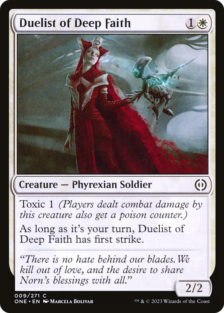 Duelist of Deep Faith [Phyrexia: All Will Be One] | Good Games Adelaide SA