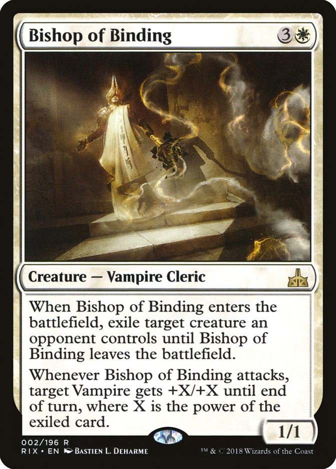 Bishop of Binding 2 (Rivals of Ixalan)  - Foil | Good Games Adelaide SA