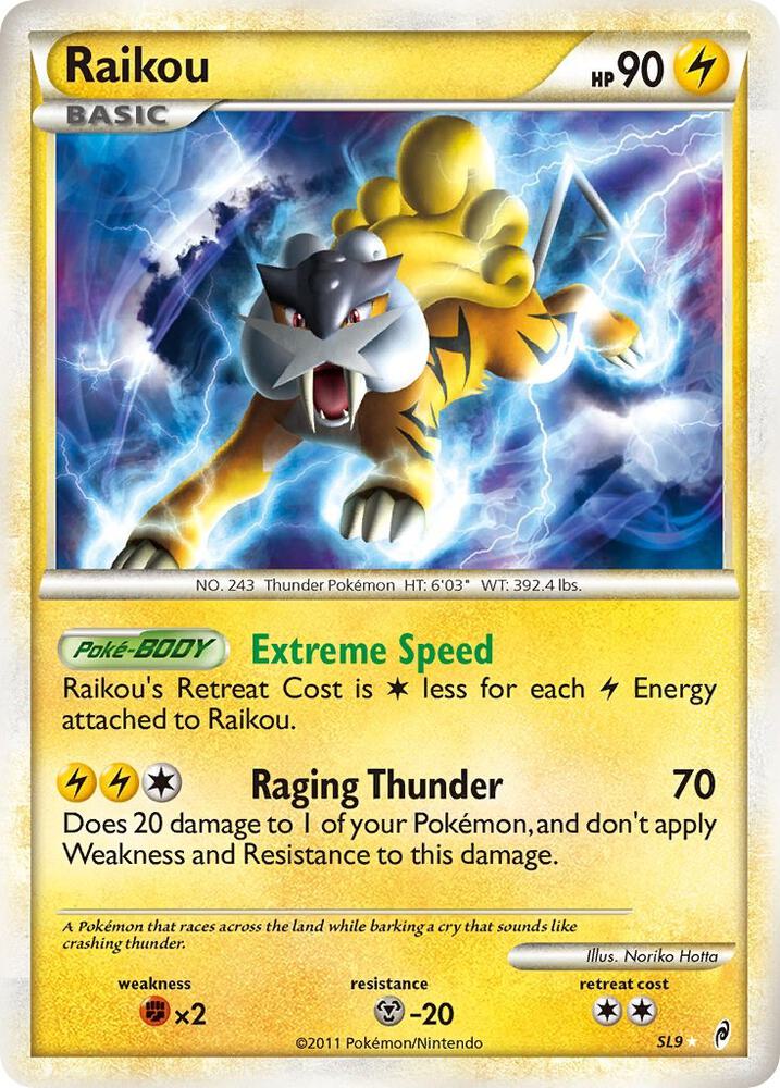 Raikou Shiny SL9 (Call of Legends)  - Holofoil | Good Games Adelaide SA