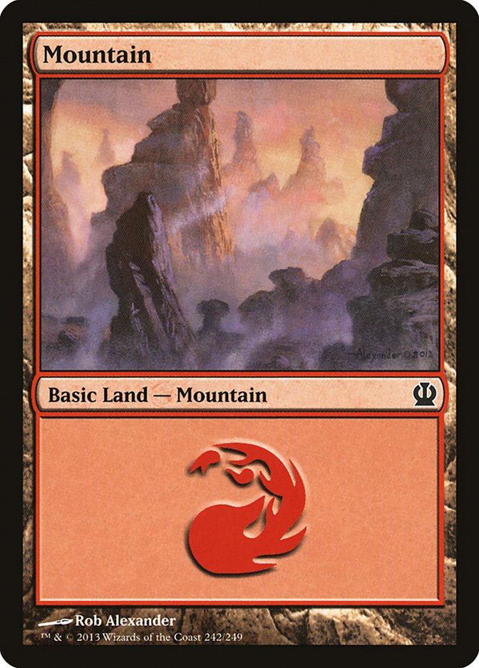 Mountain (242) [Theros] | Good Games Adelaide SA