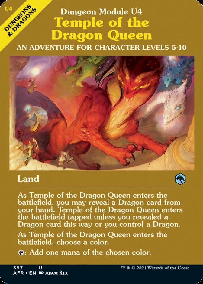 Temple of the Dragon Queen (Dungeon Module) (Borderless) [Dungeons & Dragons: Adventures in the Forgotten Realms] | Good Games Adelaide SA