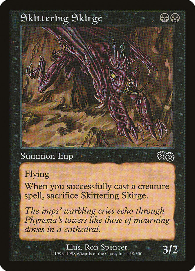 Skittering Skirge 158 (Urza's Saga)  | Good Games Adelaide SA