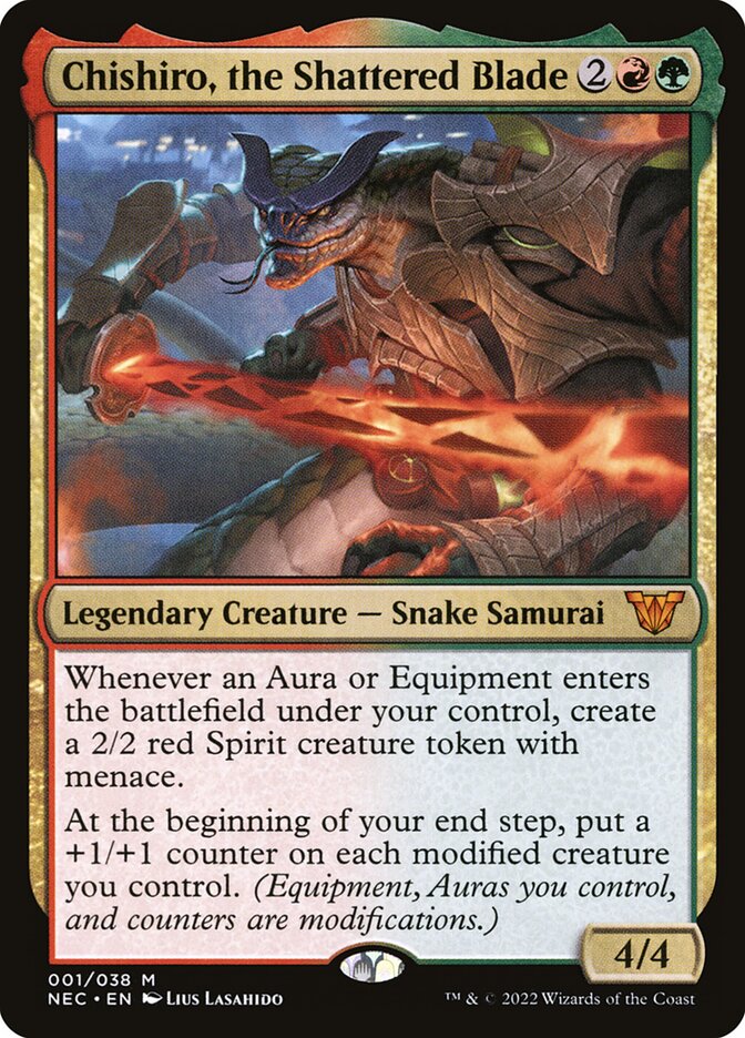 Chishiro, the Shattered Blade 1 (Commander: Kamigawa: Neon Dynasty)  | Good Games Adelaide SA