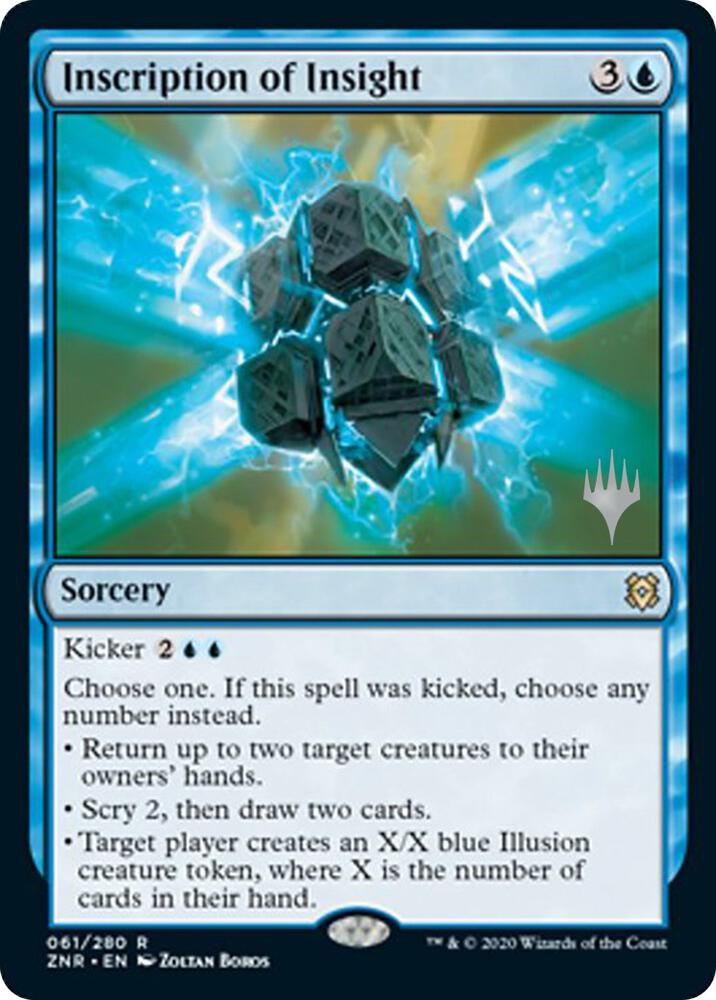 Inscription of Insight 61 (Promo Pack: Zendikar Rising)  | Good Games Adelaide SA