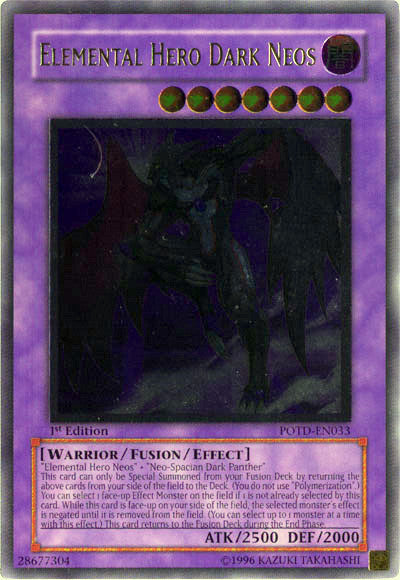 Elemental Hero Dark Neos [POTD-EN033] Ultimate Rare | Good Games Adelaide SA