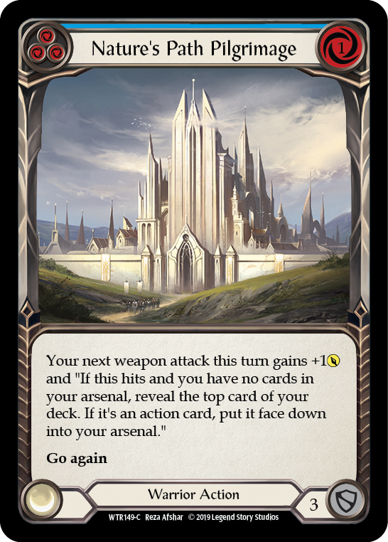 Nature's Path Pilgrimage (Blue) [WTR149-C] Alpha Print Normal | Good Games Adelaide SA