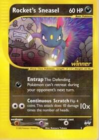 Rockets Sneasel 5 Winner 005/009 (Best of Promos)  | Good Games Adelaide SA