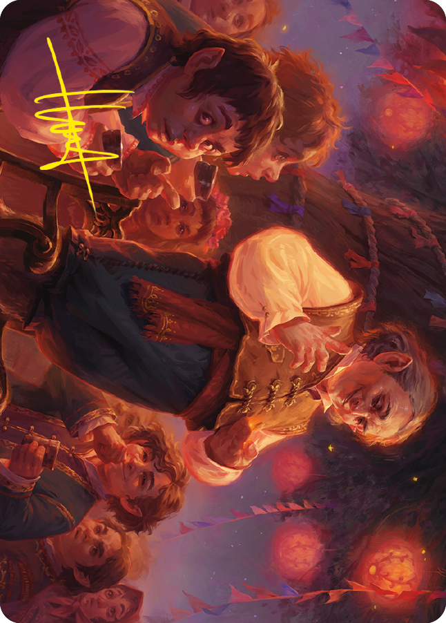 Bilbo, Retired Burglar Art Card (Gold-Stamped Signature) [The Lord of the Rings: Tales of Middle-earth Art Series] | Good Games Adelaide SA