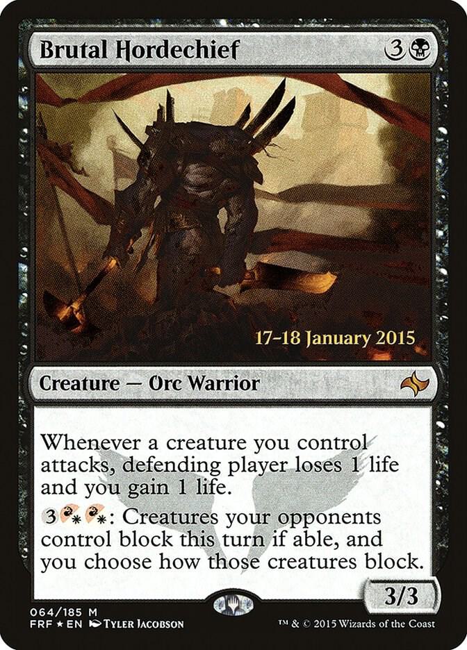 Brutal Hordechief 64 (Prerelease Cards)  - Foil | Good Games Adelaide SA