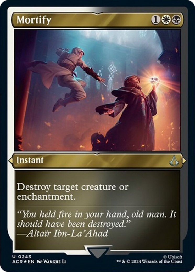 Mortify (Foil Etched) [Assassin's Creed] | Good Games Adelaide SA