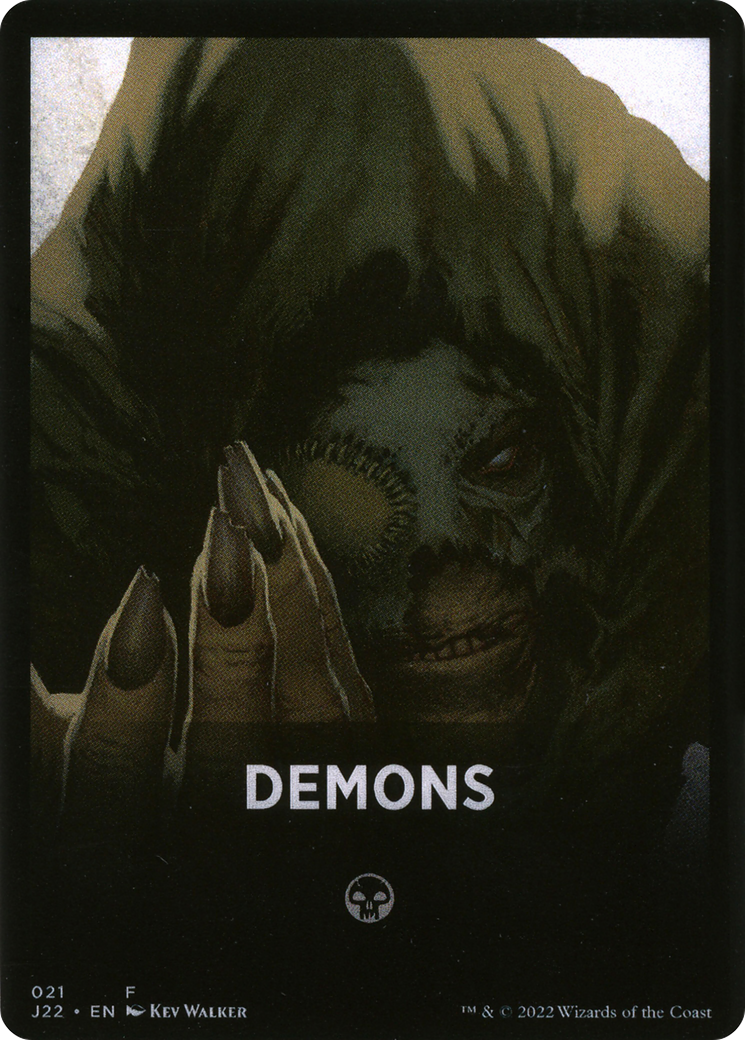 Demons Theme Card [Jumpstart 2022 Front Cards] | Good Games Adelaide SA