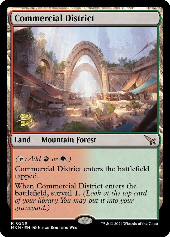 Commercial District 259 (Prerelease Cards)  - Foil | Good Games Adelaide SA